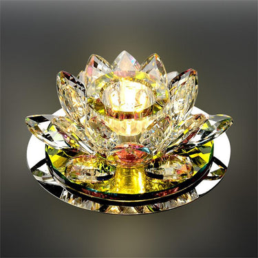 Crystal Lotus LED Ceiling Light-Your Soul Place